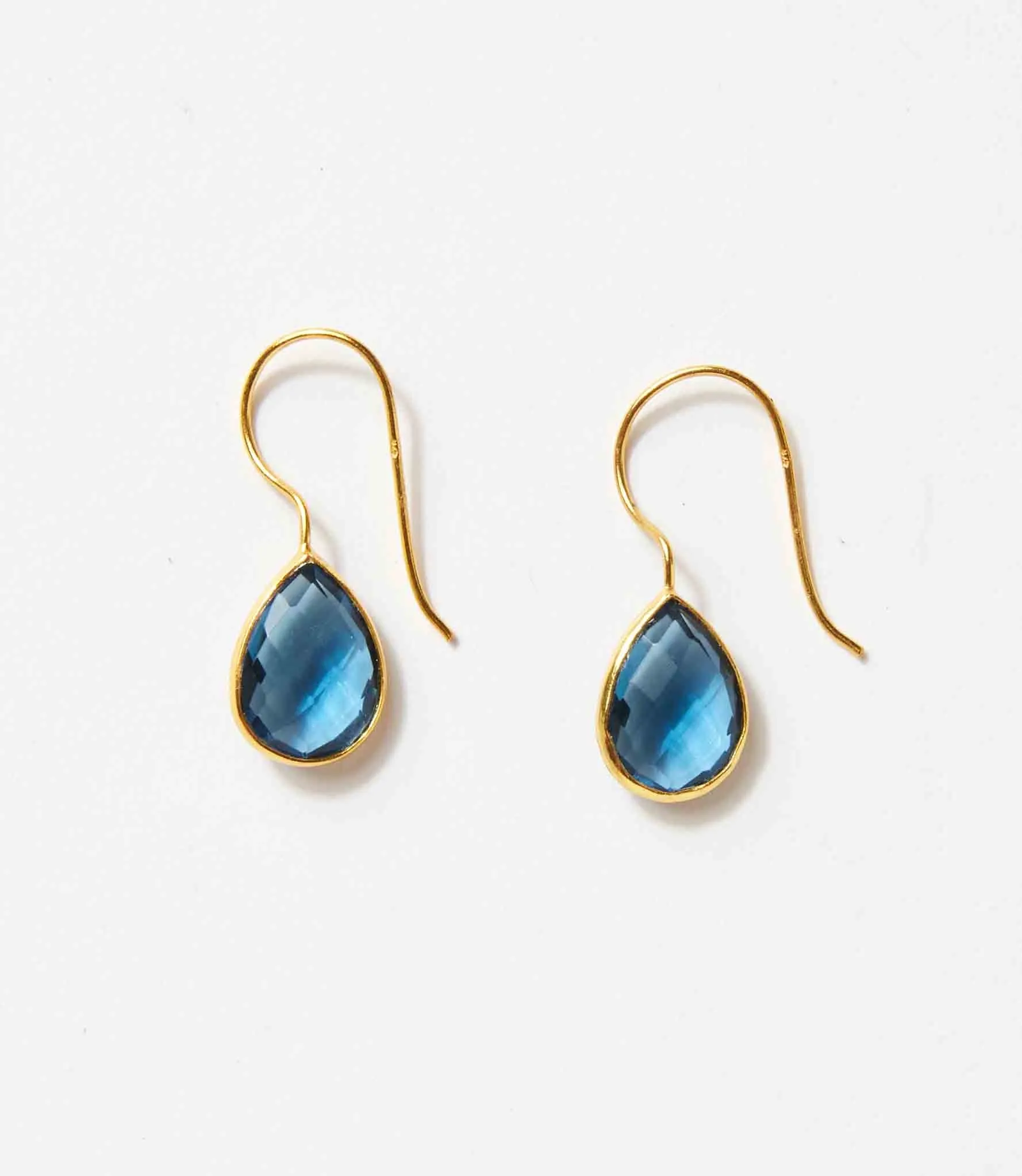 Gemstone Teardrop Earrings