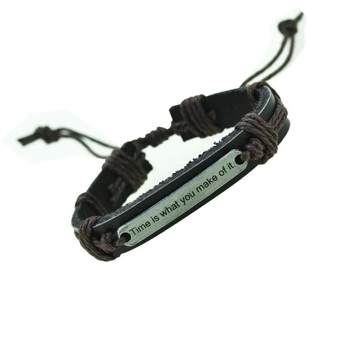 Genuine Leather Bracelets Charm Bracelet Men Bracelets for Women Wristband Bracelet Jewelry