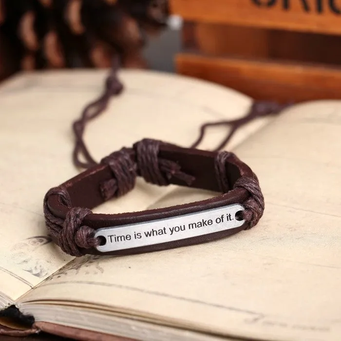 Genuine Leather Bracelets Charm Bracelet Men Bracelets for Women Wristband Bracelet Jewelry