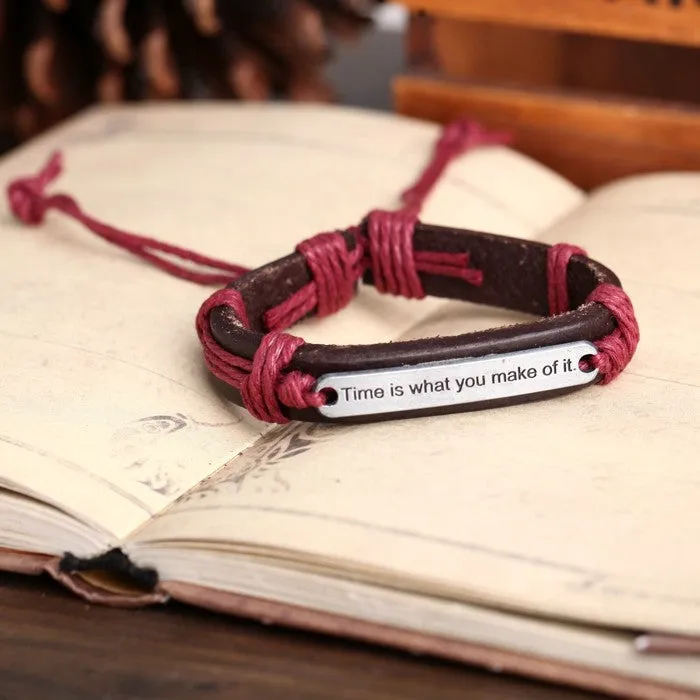 Genuine Leather Bracelets Charm Bracelet Men Bracelets for Women Wristband Bracelet Jewelry