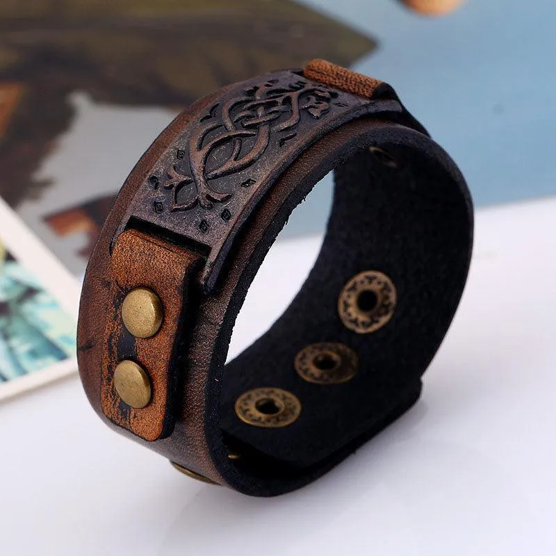 Genuine Leather Wrap Bracelets