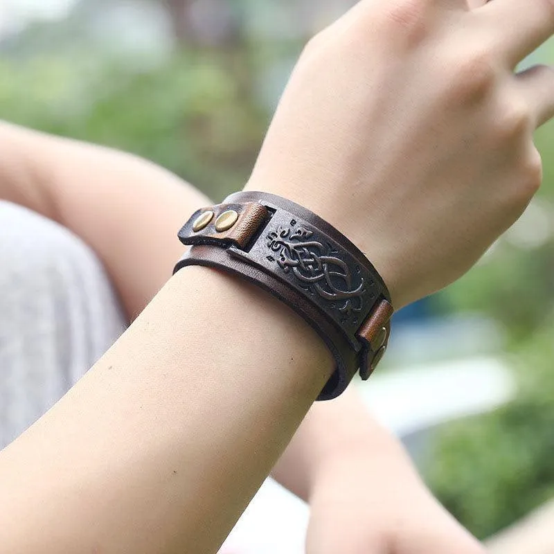 Genuine Leather Wrap Bracelets
