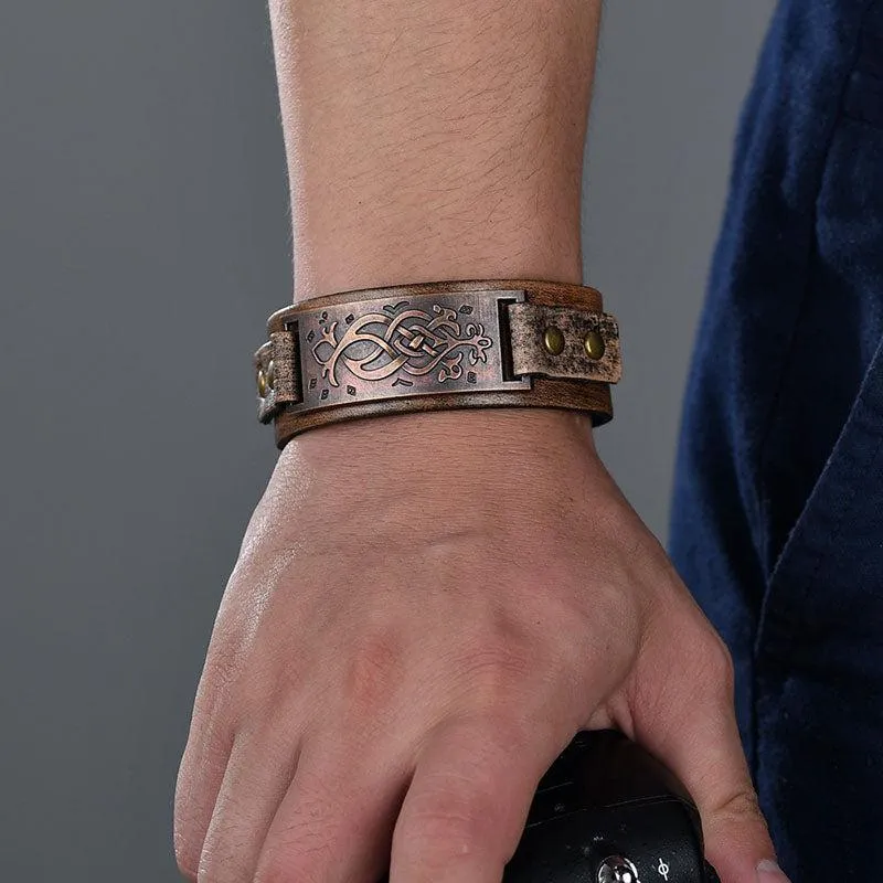 Genuine Leather Wrap Bracelets