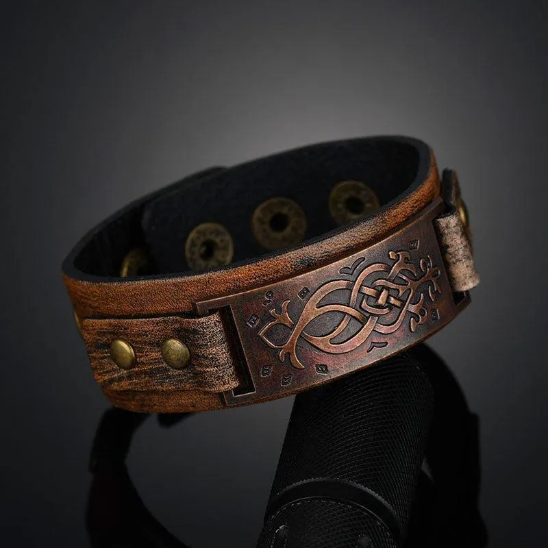 Genuine Leather Wrap Bracelets