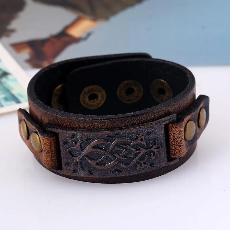 Genuine Leather Wrap Bracelets