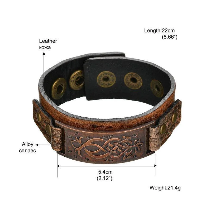 Genuine Leather Wrap Bracelets