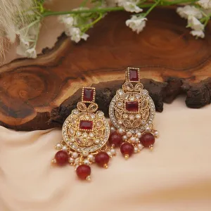Glittering Gemstone Earrings