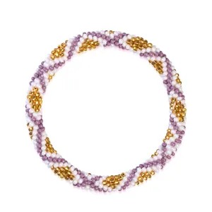 Gold Mosaic | Himalayan Glass Bead Bracelet