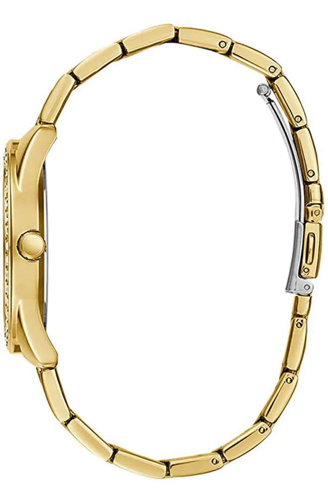 Guess G-Twist Gold Stainless Steel Women's Watch W1201L2