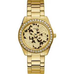 Guess G-Twist Gold Stainless Steel Women's Watch W1201L2