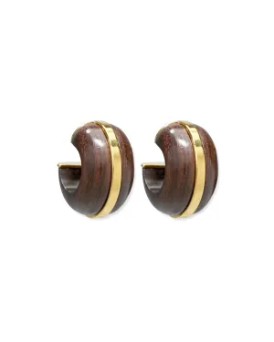 Halo Hoops in Acacia Wood