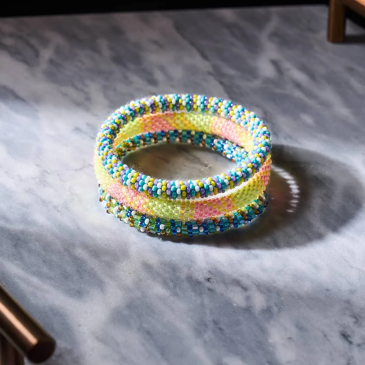 Hard Candy | Himalayan Glass Bead Bracelet