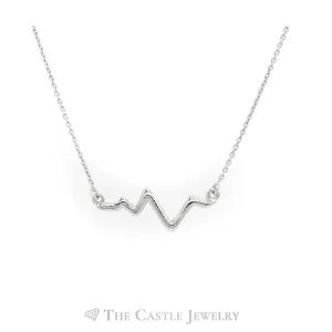 Heartbeat Sterling Sliver Necklace