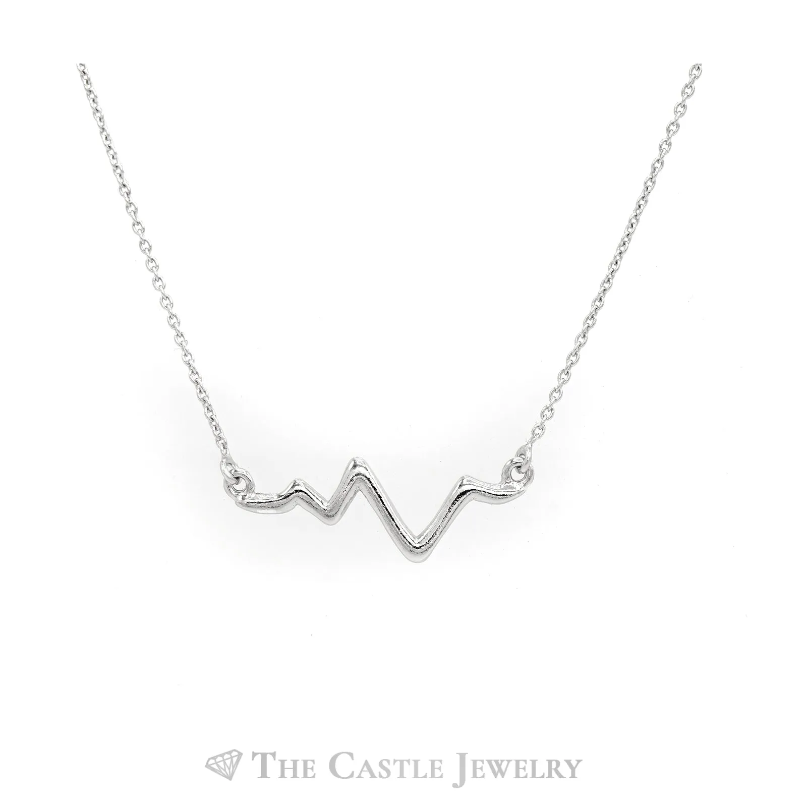 Heartbeat Sterling Sliver Necklace