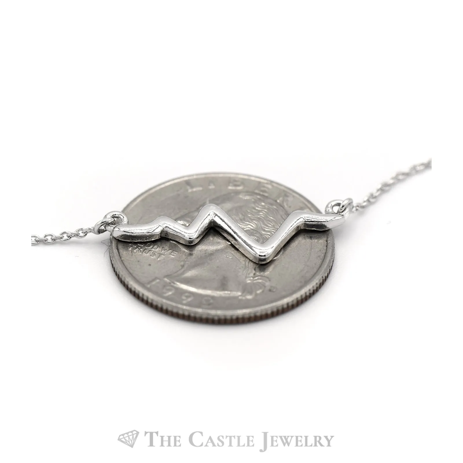 Heartbeat Sterling Sliver Necklace