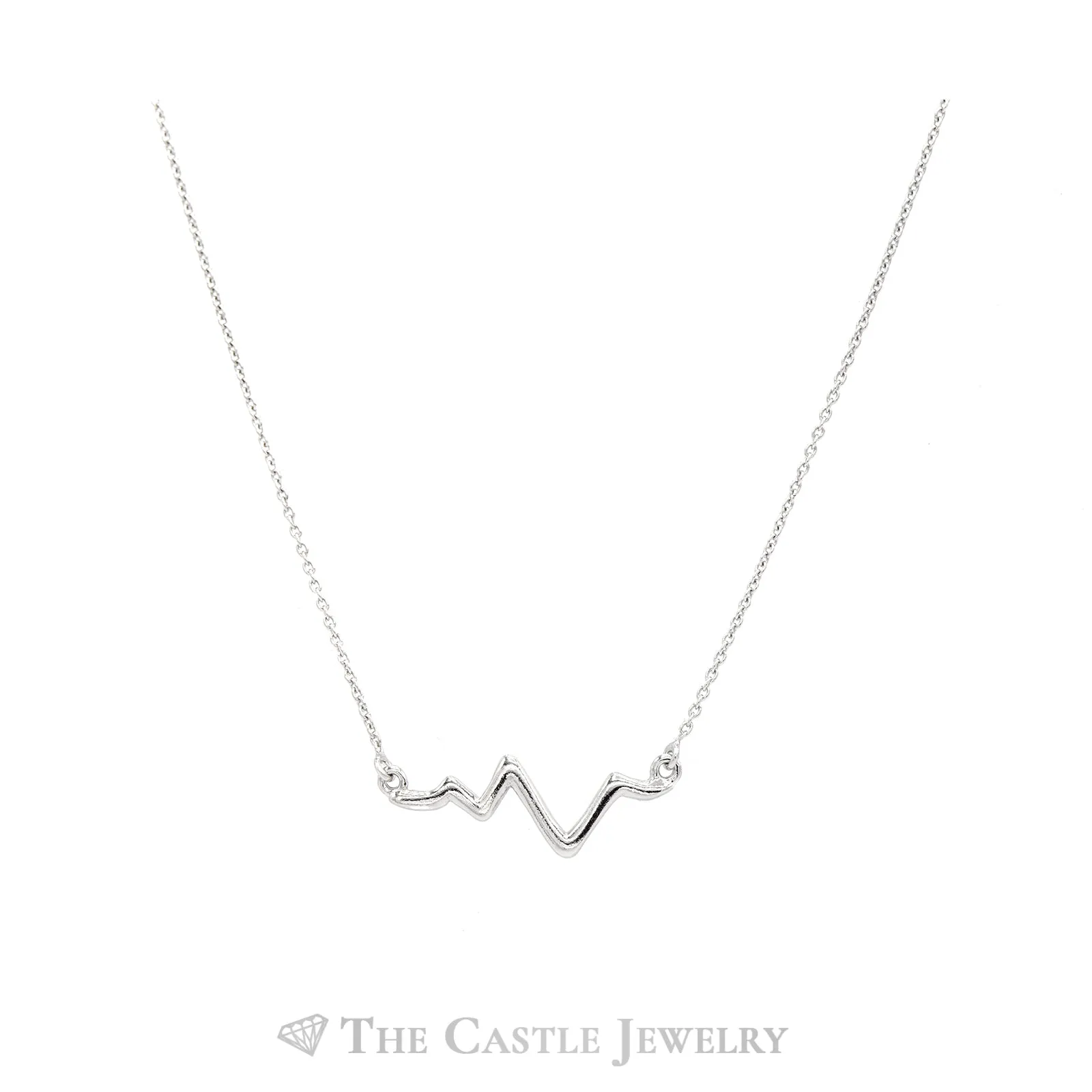 Heartbeat Sterling Sliver Necklace