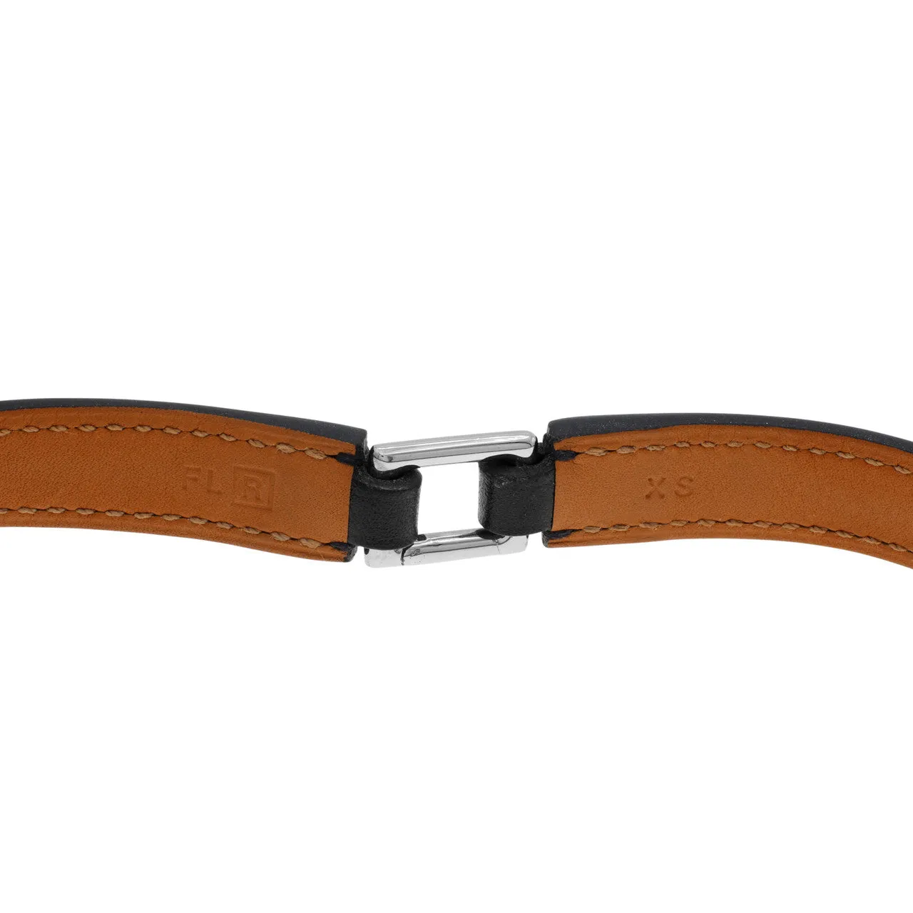 Hermes Black Chamonix Rivale Double Tour Bracelet