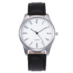 Hot Sale 2018 Mens Watches Simple Business Fashion Leather Quartz Wrist Watch Minimalist Style Mens Watches Clock Kol Saati