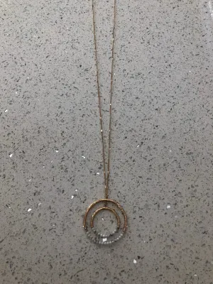 HOWLITE RINGS NECKLACE