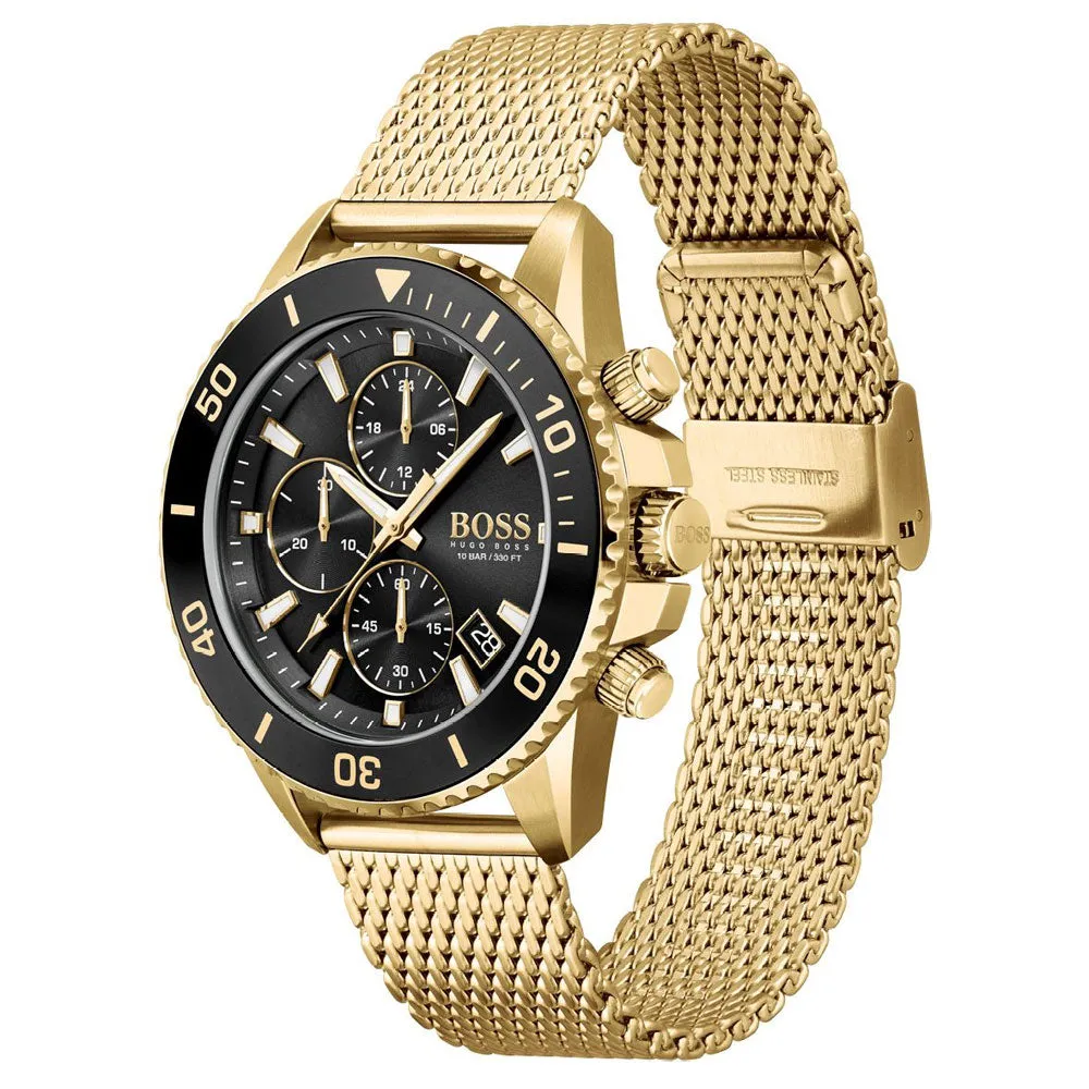Hugo Boss Admiral Gold Chronograph Men's Watch 1513906