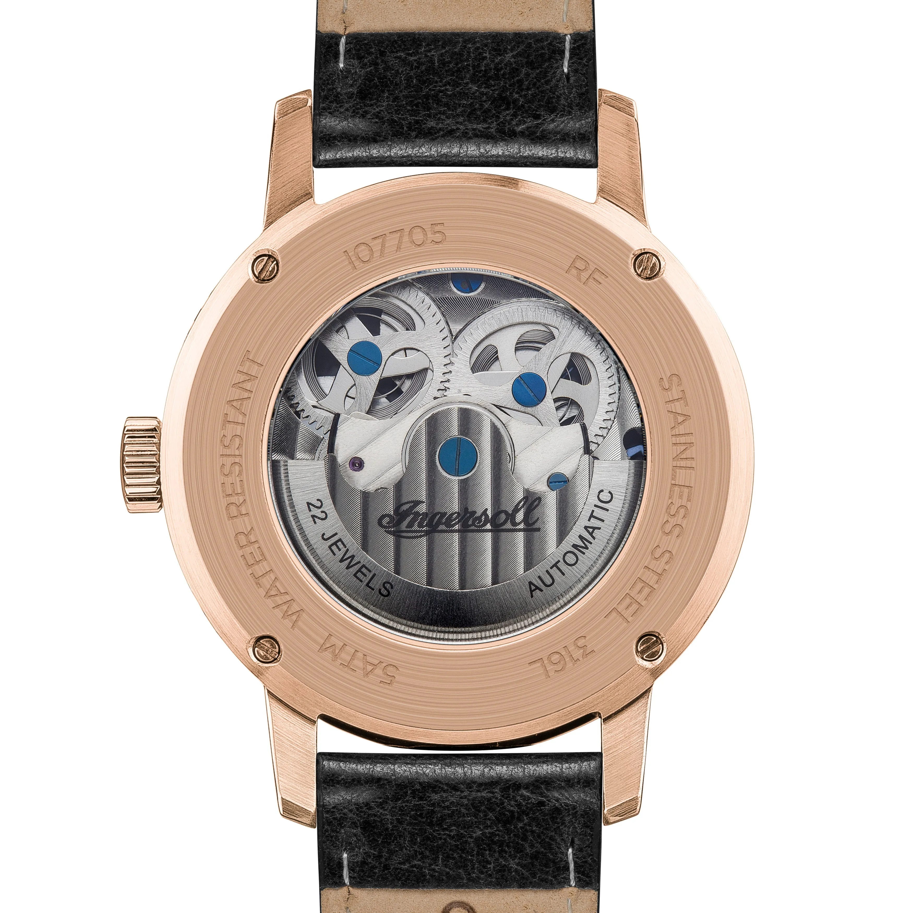 Ingersoll Mechanical Automatic Watch Black Dial Analog Watch For Men's - I07705