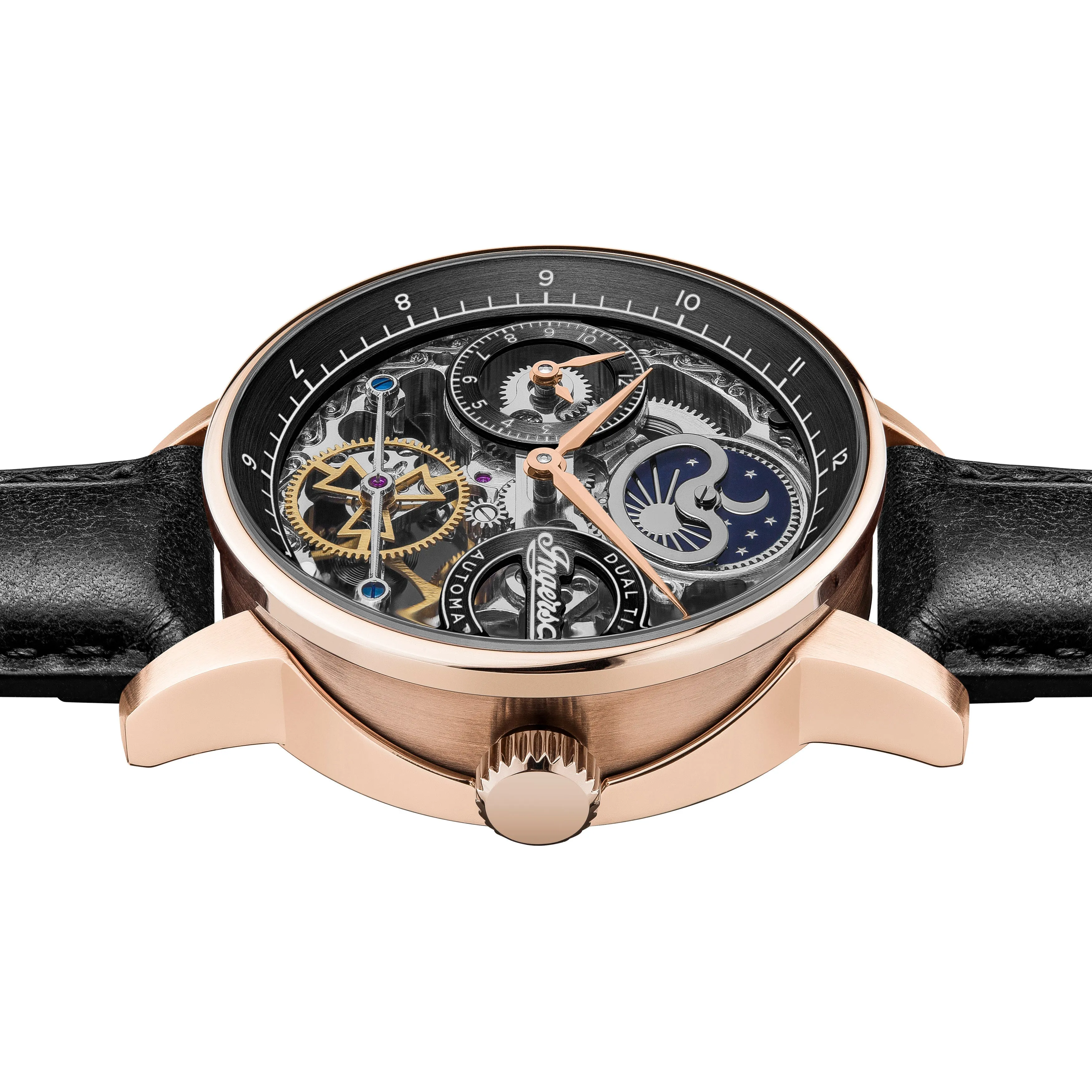Ingersoll Mechanical Automatic Watch Black Dial Analog Watch For Men's - I07705