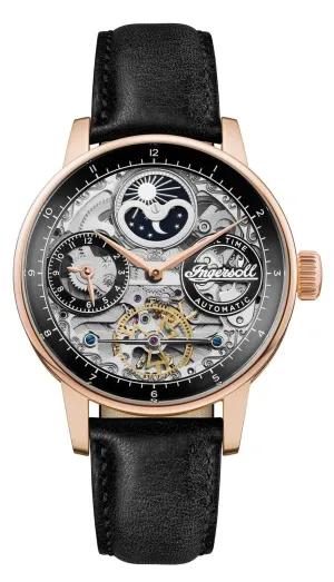 Ingersoll Mechanical Automatic Watch Black Dial Analog Watch For Men's - I07705