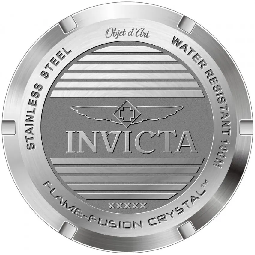 Invicta Objet D Art Quartz Brown Dial Analog Watch for Men - 30187