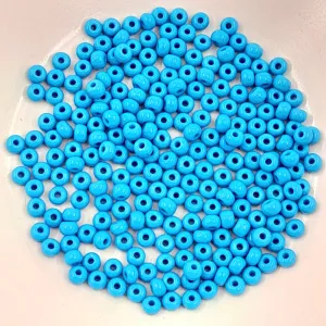 Japanese Seed Beads Size 6 Opaque Turquoise 7.5gm Bag