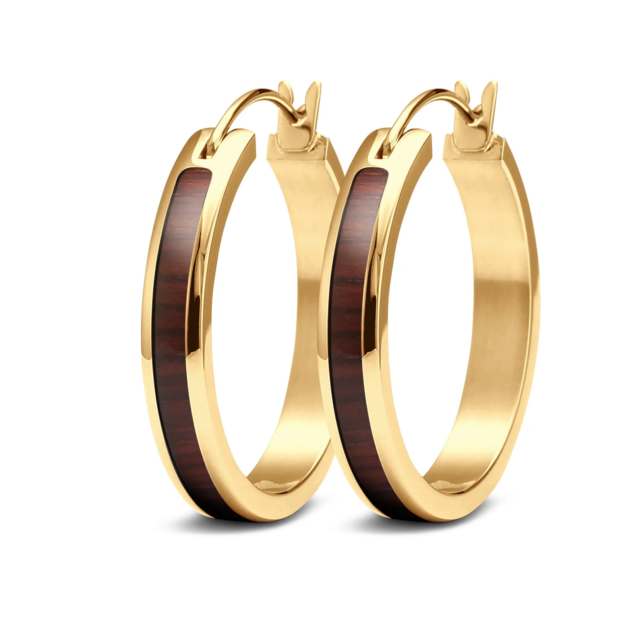 Jarrah Hoop Earrings - Yellow Gold