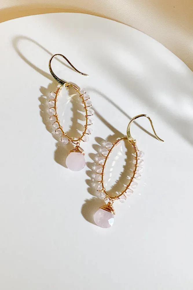 Joella Gemstone Drop Earrings