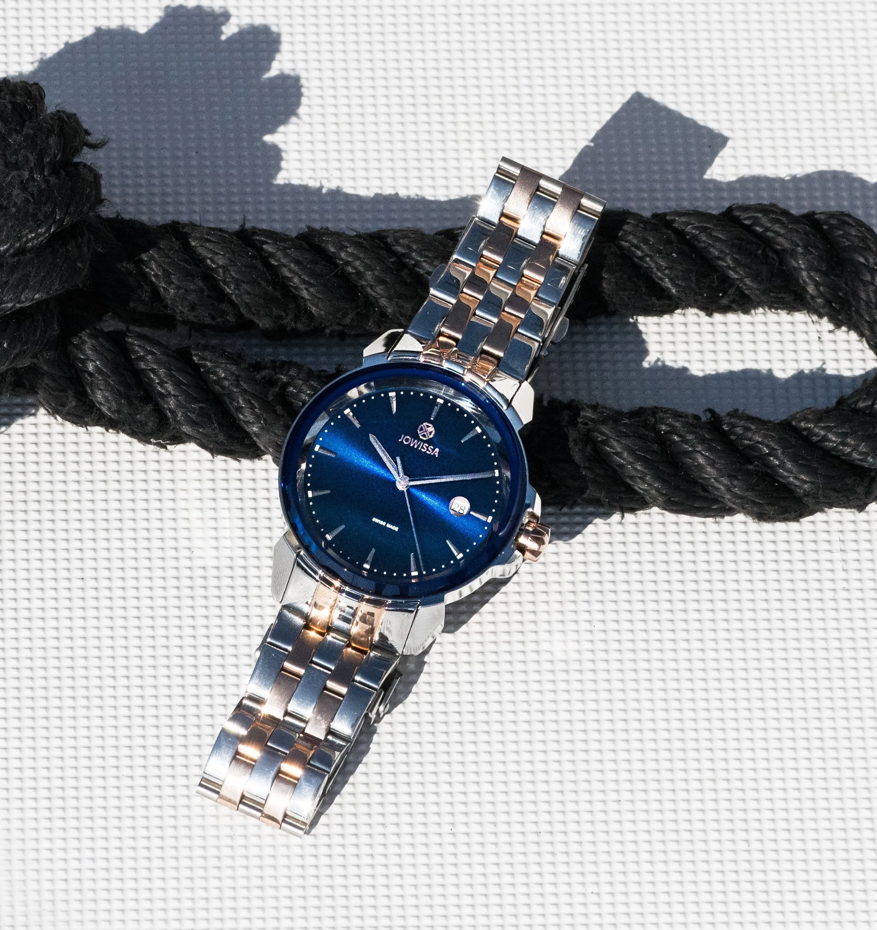 Jowissa Swiss Made Quartz Blue Dial Analog Watch for Men - J4.250.L
