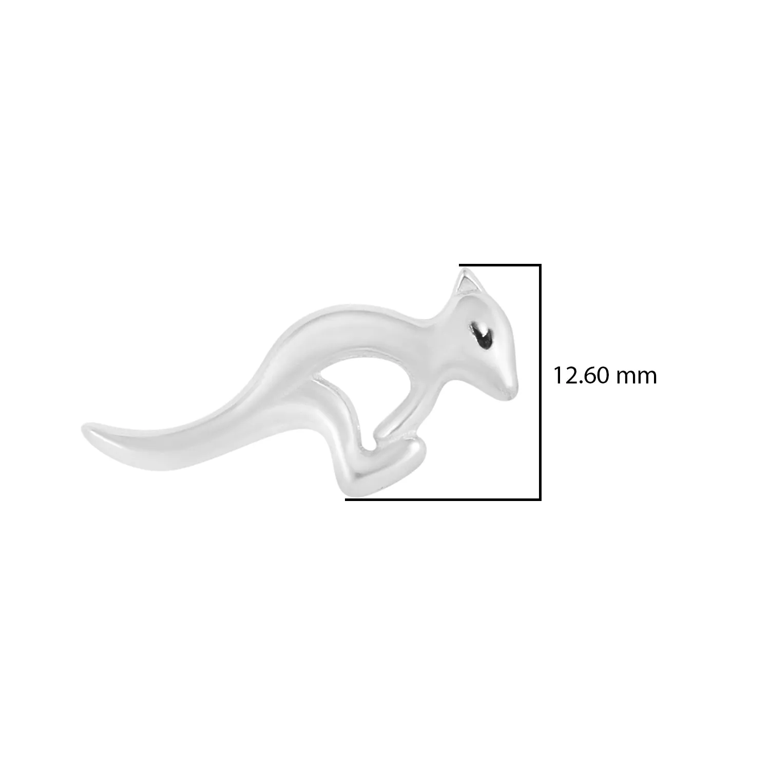 Kangaroo Studs Earrings Animal Lover Gift Earrings For Women Kangaroo Jewelry 925 Silver Earrings