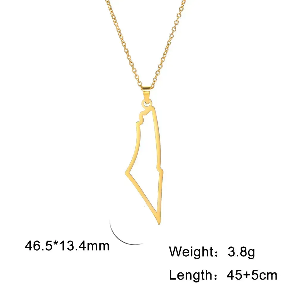 Kkjoy New Fashion Stainless Steel Necklace For Women Man Simple design Irregular Hollow Mountains Pendant Lover Jewelry Gifts
