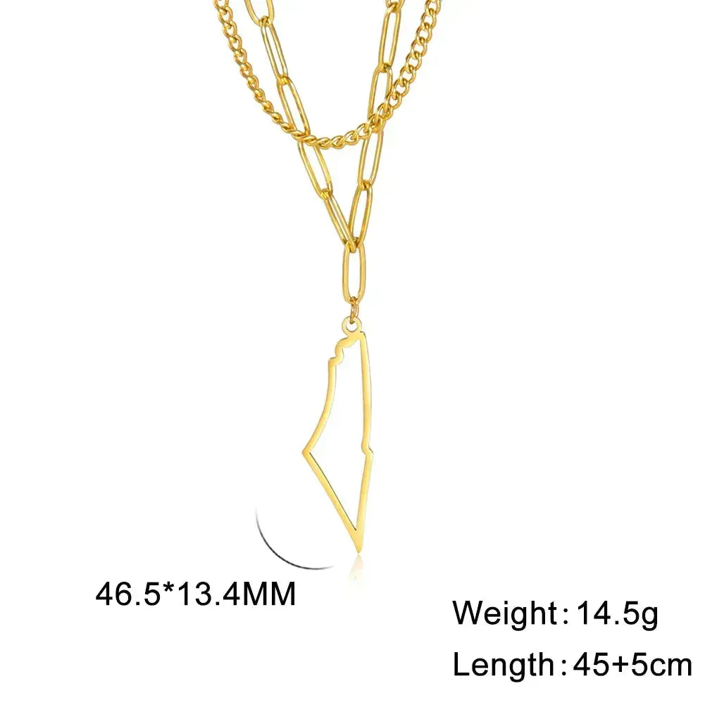 Kkjoy New Fashion Stainless Steel Necklace For Women Man Simple design Irregular Hollow Mountains Pendant Lover Jewelry Gifts