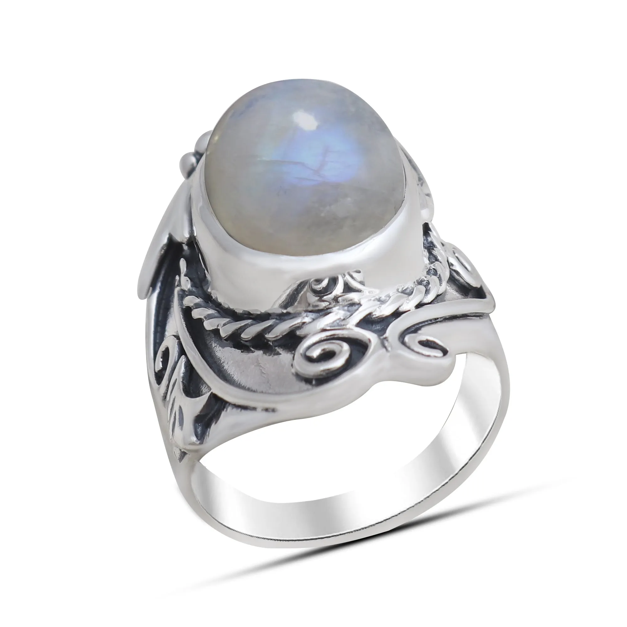 Labradorite Silver Rings