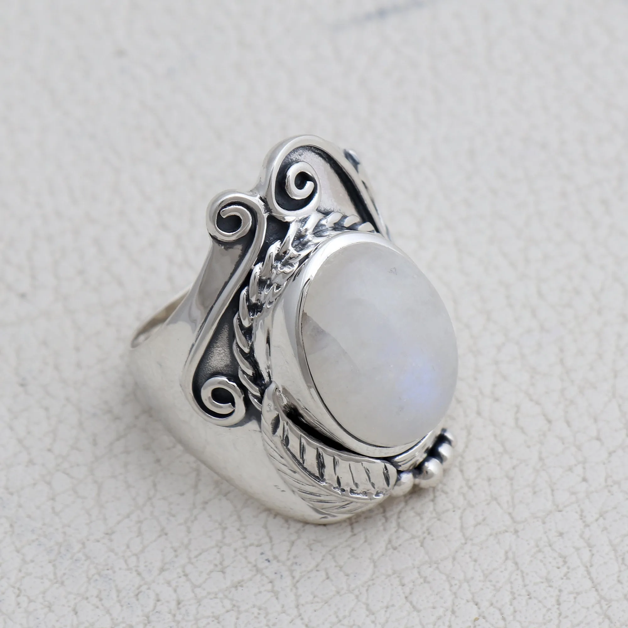 Labradorite Silver Rings