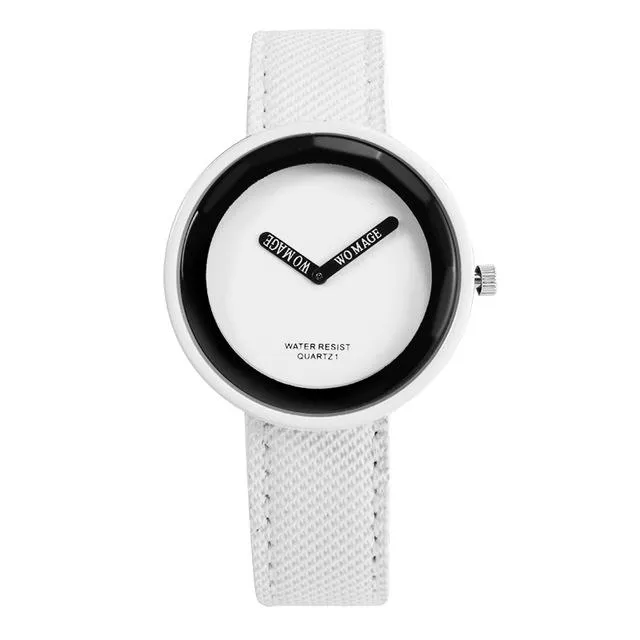 Ladies Leather Fashion Women's Simple Watch