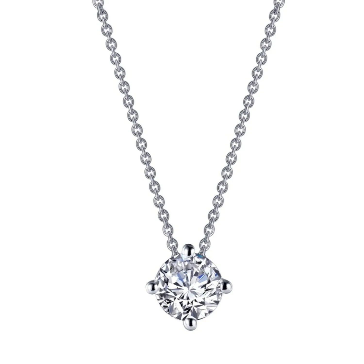 Lafonn 1.00 Carat Classic Four Prong Simulated Round Cut Diamond Solitaire