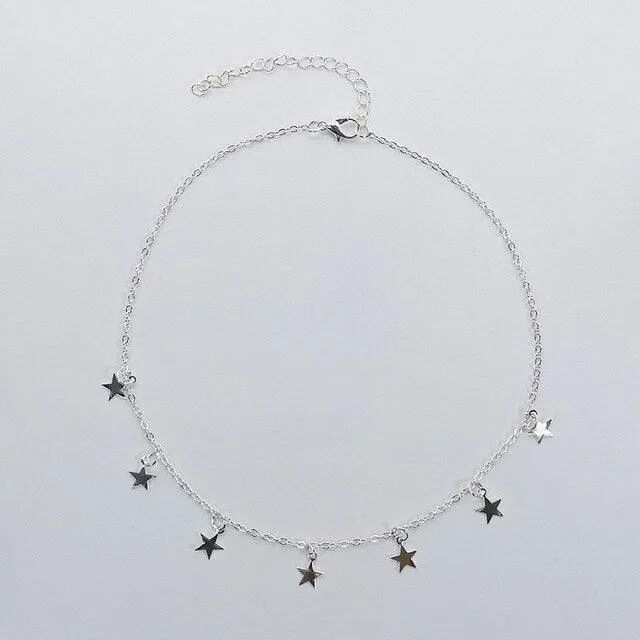 Lava drop and Star Shape Necklaces