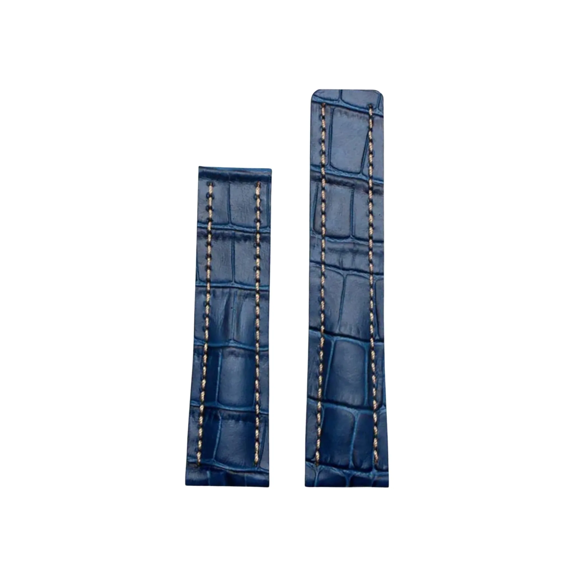 Leather Strap - For Breitling Watches - Blue