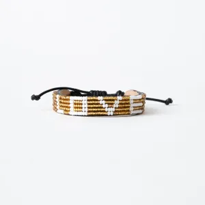 LOVE Bracelet - Gold/White