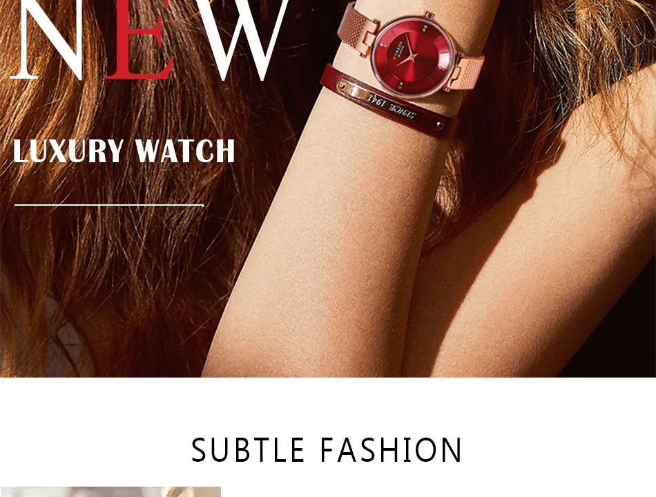 Luxury Brand CURREN Fashion Ladies Watches Rose Gold Mesh Belt Quartz Women Watch Minimalism Rhinestone Female Waterproof Clock