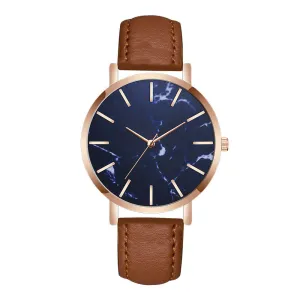 Luxury Men Watches Famous Brand Leather Band Quartz Watches For Men Fashion Round Dial Watch Men Ultra Thin Mens Watches