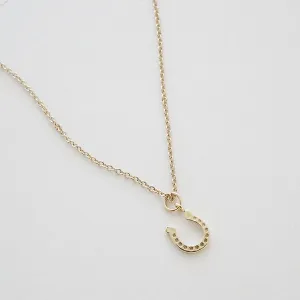 Magic Charm Horseshoe Necklace