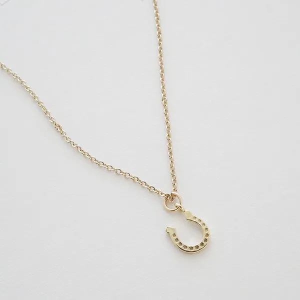 Magic Charm Horseshoe Necklace