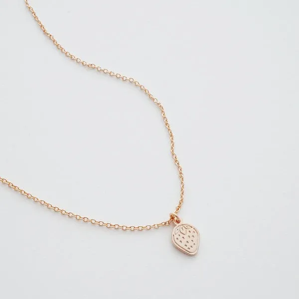 Magic Charm Strawberry Necklace