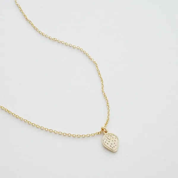 Magic Charm Strawberry Necklace