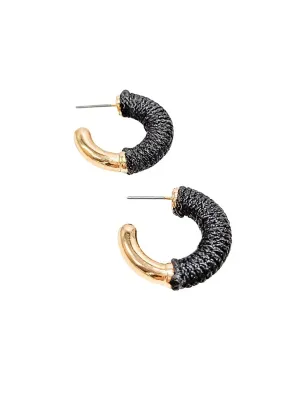 Marlow Earrings in Black