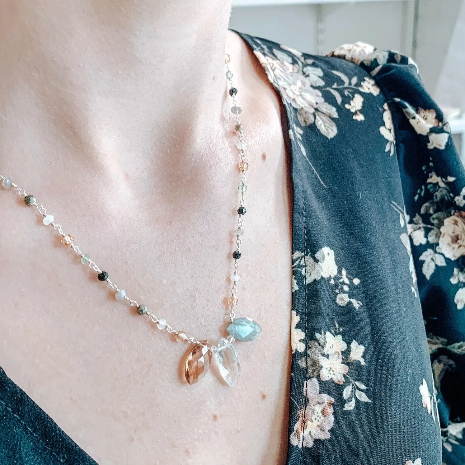 Marquee Katie Colorful Gem Necklace